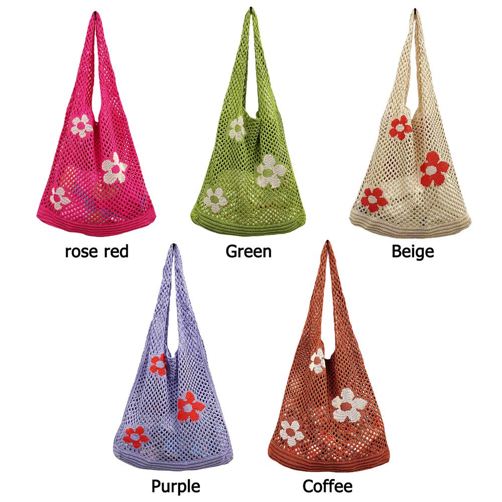 Túi xách tote đan len cỡ lớn thời trang cho nữ