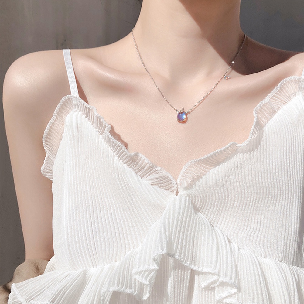 Dây Chuyền Hợp Kim Hình Ngựa Unicorn Đính Đá Xinh Xắn