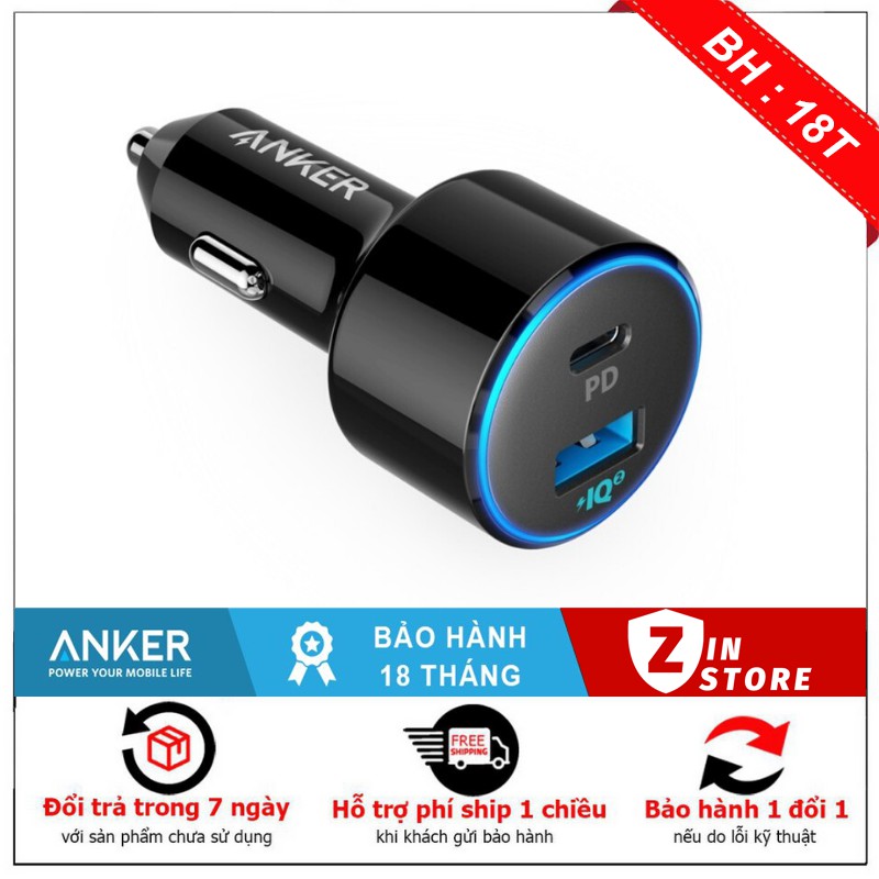 Sạc Nhanh Pd O To Anker 229 Powerdrive Ii 49 5w Power Delivery Poweriq 2 0 Chinh Hang Xuất Usa Shopee Việt Nam