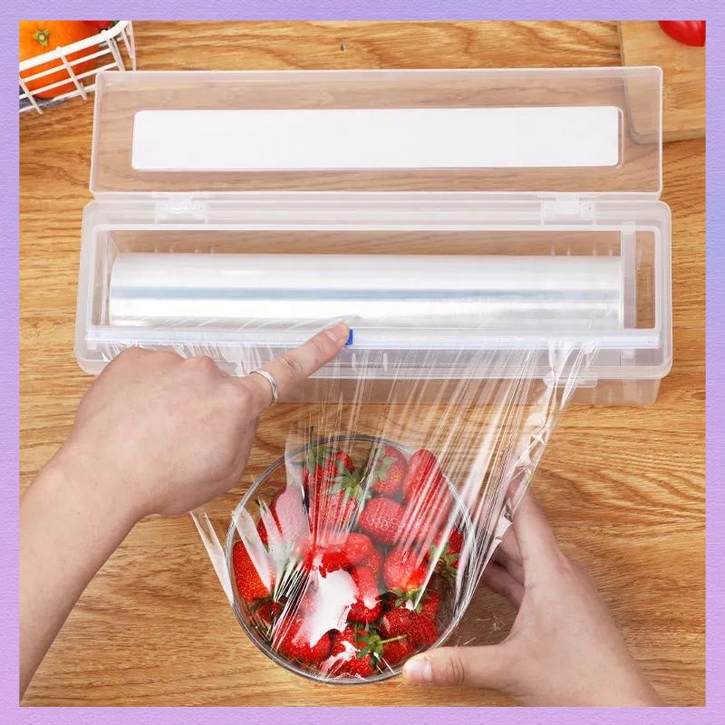 Hộp đựng màng bọc thực phẩm bằng nhựa có thể điều chỉnh tiện dụng