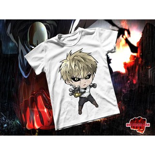 Áo thun Cotton Unisex - Anime - One-Punch Man - Genos Chibi