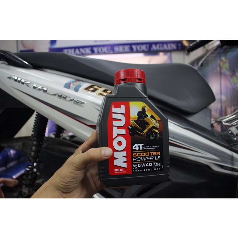 [Chính Hãng] Nhớt Motul Xe Tay Ga Scooter Power LE 5W40 0.8L