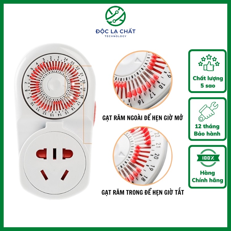 Ổ cắm thông minh - Ổ cắm Kerde V1 có khả năng hẹn giờ lập trình bật tắt điện