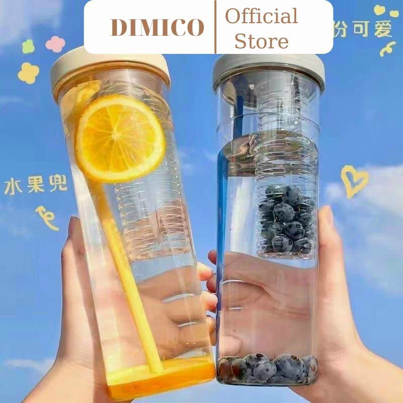 Bình nước detox.