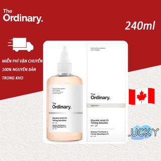 Toner the ordinary aha tẩy da chết the ordinary glycolic acid 7% toning solution 240ml