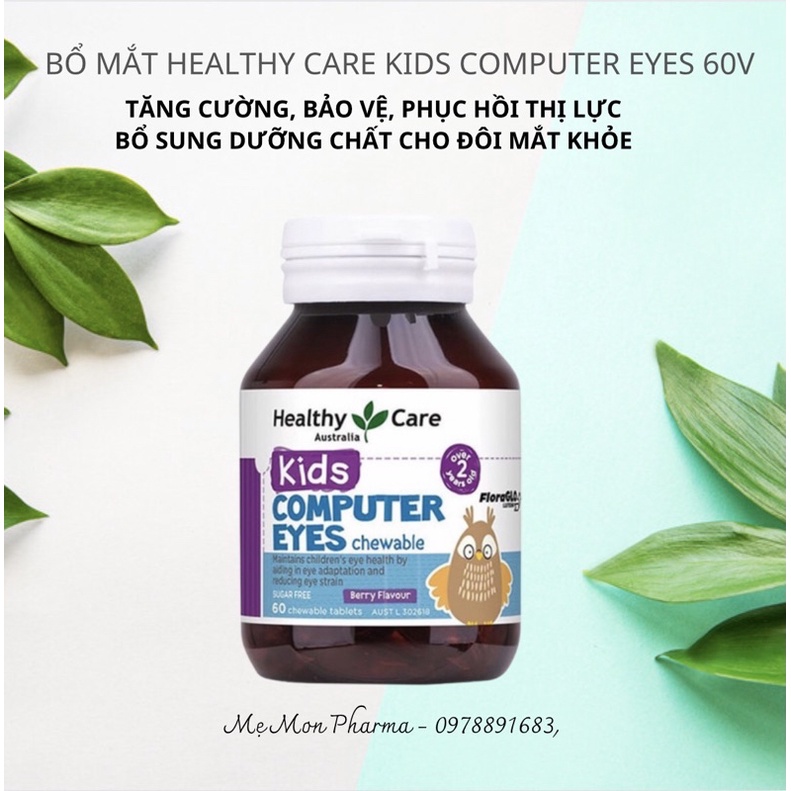 Viên Bổ Mắt Cho Bé Healthy Care Kids Computer Eyes