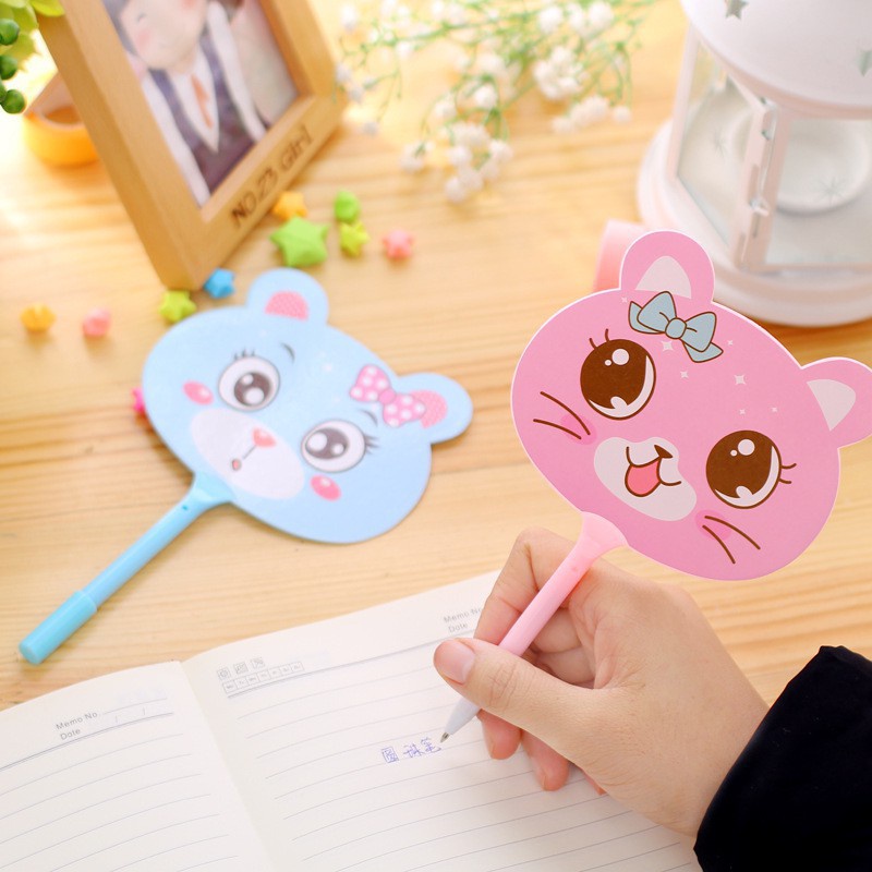 Bút Bi Kèm Quạt Nhựa Cầm Tay Cute 88236 Gia Dụng Gia Đình