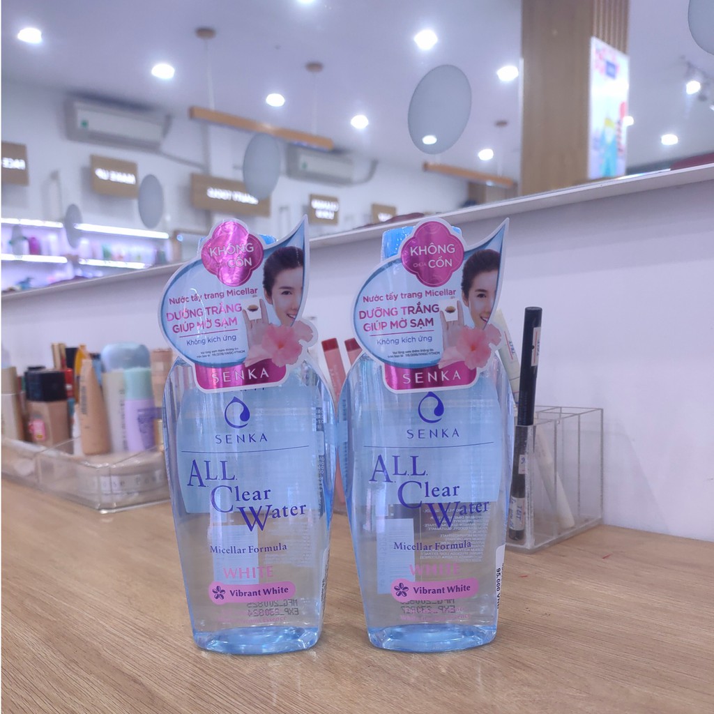 Nước Tẩy Trang Senka Micellar Dưỡng Trắng All Clear Water Micellar Formula White 230ml | BigBuy360 - bigbuy360.vn