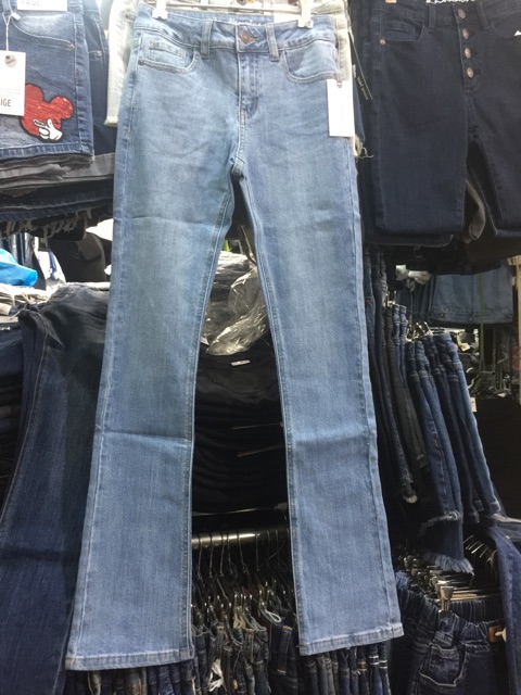 Quần jeans ống loe xuất khẩu