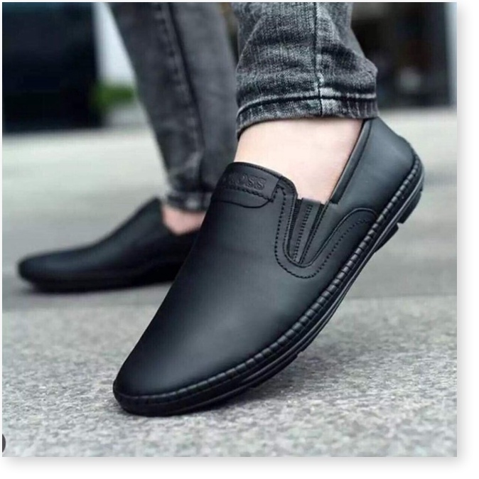 𝔹𝕆𝕊𝕊 𝕊ℍ𝕆𝔼𝕊 ⚜️ giầy mọi khâu chữ đen