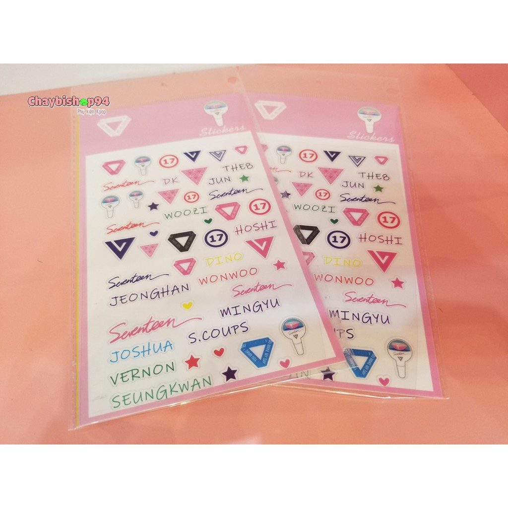 STICKER 3D dán điện thoại GOT7, X1, TWICE, BTS, EXO, BT21, BLACKPINK, SEVENTEEN