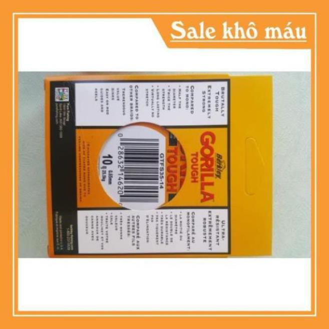 [Xả Kho Lấy Vốn] Cước Câu Cá Cước Khỉ GORRILLA Màu Xanh 100m Siêu Bền no34