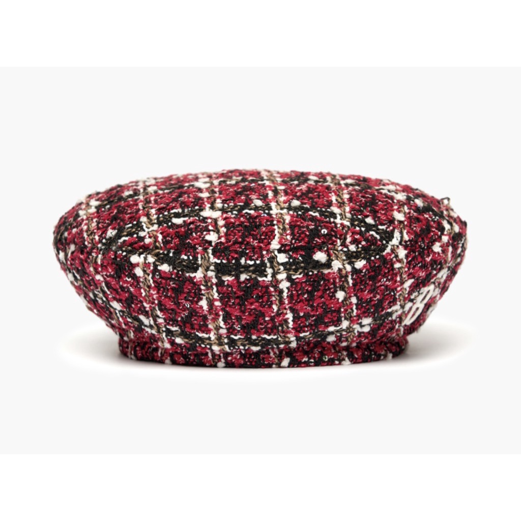 Mũ MLB beret dạ đỏ Boston