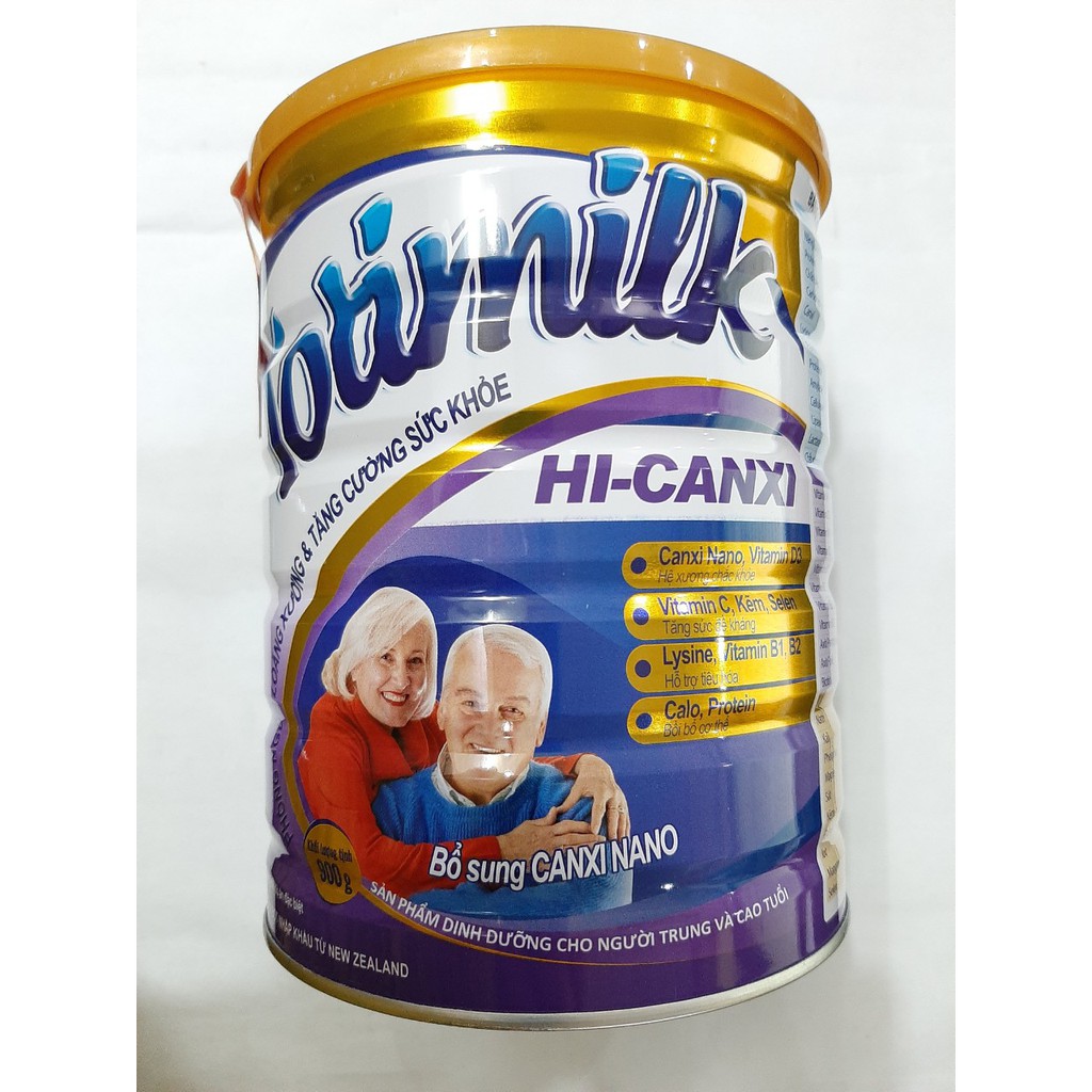 Sữa Totimilk Hi-canxi 900g