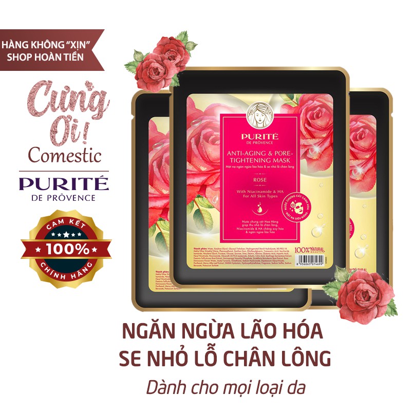 Mặt Nạ Trắng Da Và Ngăn Ngừa Lão Hóa Purite