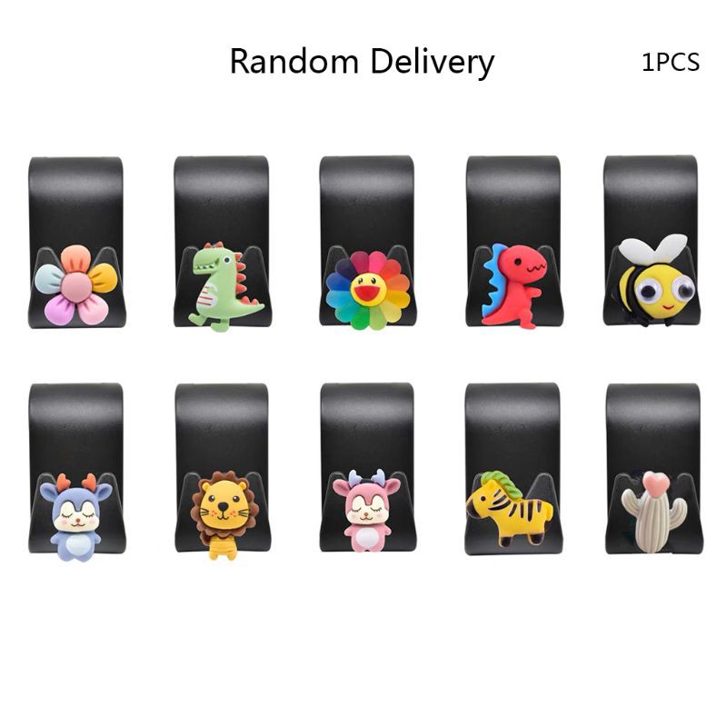 Móc treo đồ sau ghế xe hơi đa năng hình thú hoạt hình