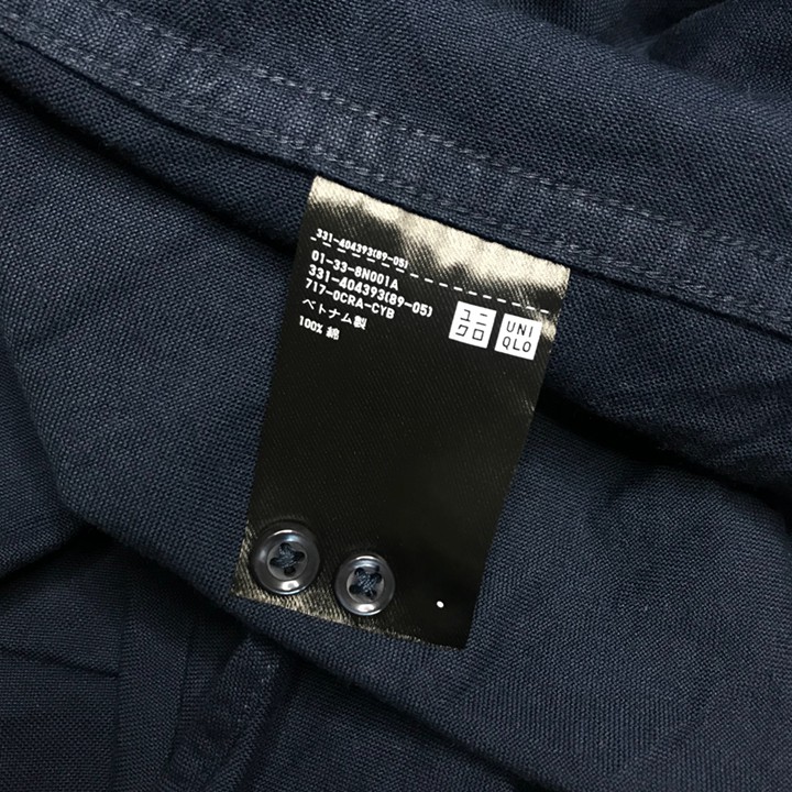 Áo Sơ Mi Nam Dài Tay Oxford Uniqlo Xanh Navy Big Size | BigBuy360 - bigbuy360.vn