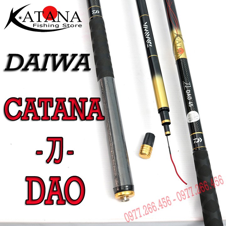 Cần tay Daiwa Catana Đao - 5H Siêu Nhẹ Siêu Khỏe 3m9/4m5/5m4/6m3