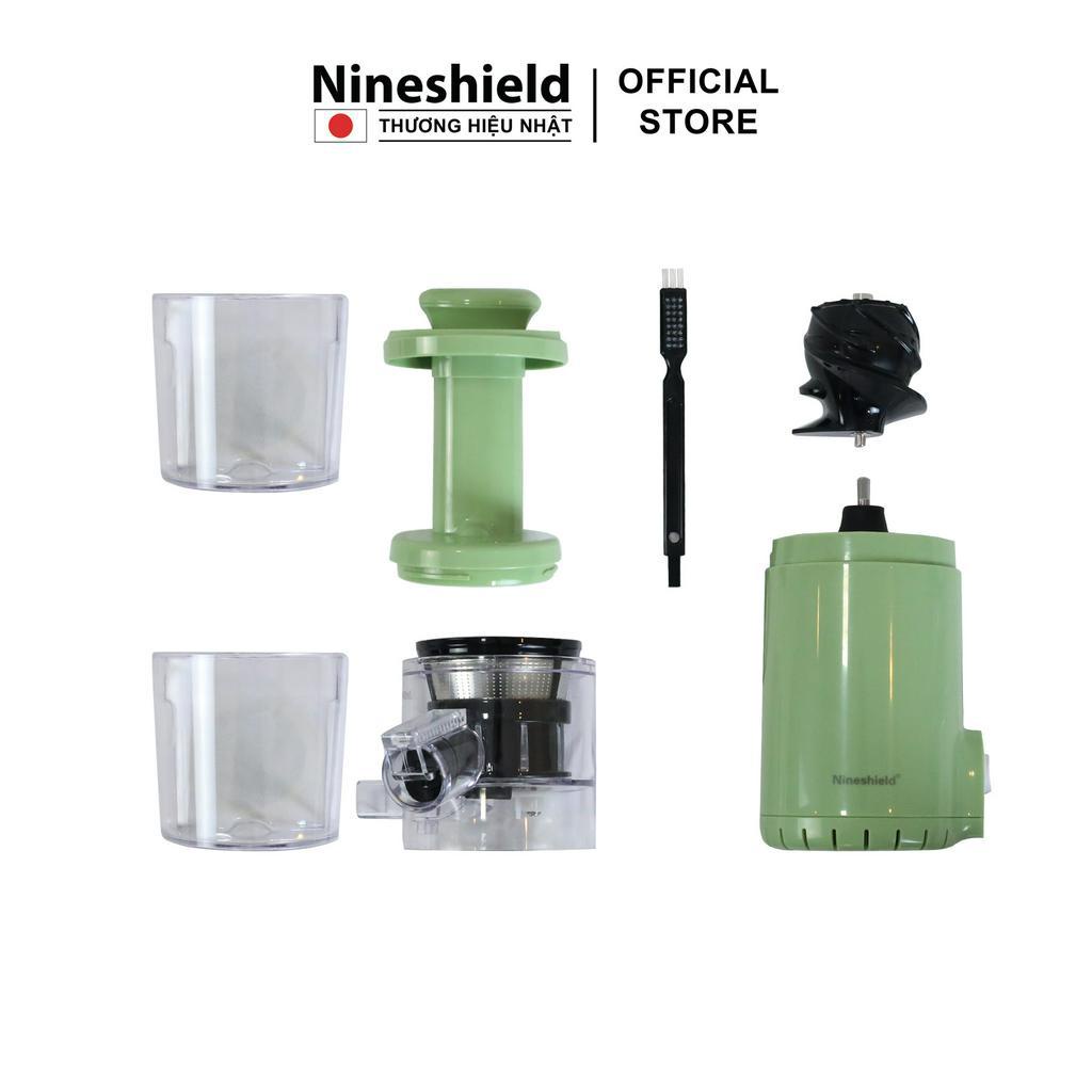 Máy ép chậm Nineshield KBF6B - Máy ép trái cây mini đa năng bảo toàn dinh dưỡng - Hàng chính hãng