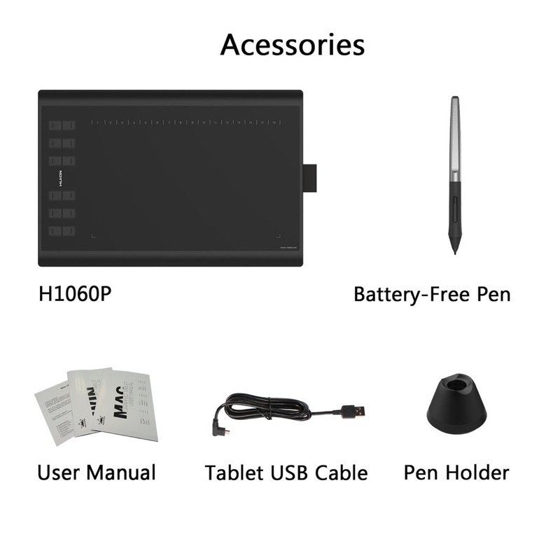 Bảng Vẽ Điện Tử HUION H1060P