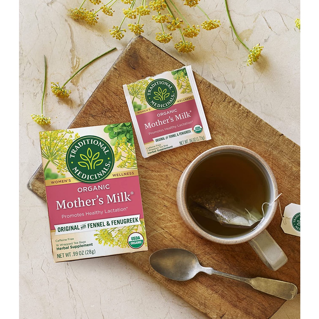 Trà lợi sữa Organic Mother’s Milk 28 gram - Trà lợi sữa số 1 tại Mỹ