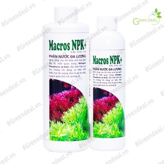 THUYSINHAZ - Macros NPK+ | Phân nước đa lượng bổ sung NPK cho cây thủy sinh của Thủy sinh AZ
