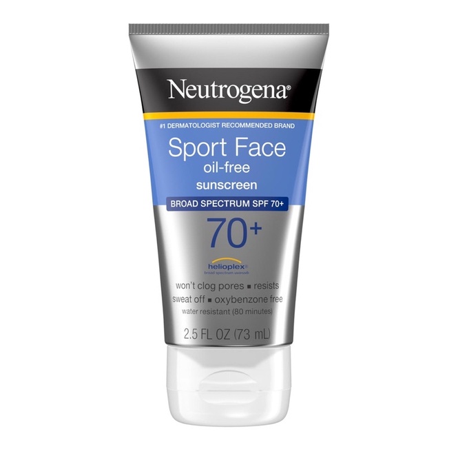 Kem Chống Nắng Thể Thao Cho Da Mặt Neutrogena Sport Face Oil Free Sunscreen SPF70 73ml