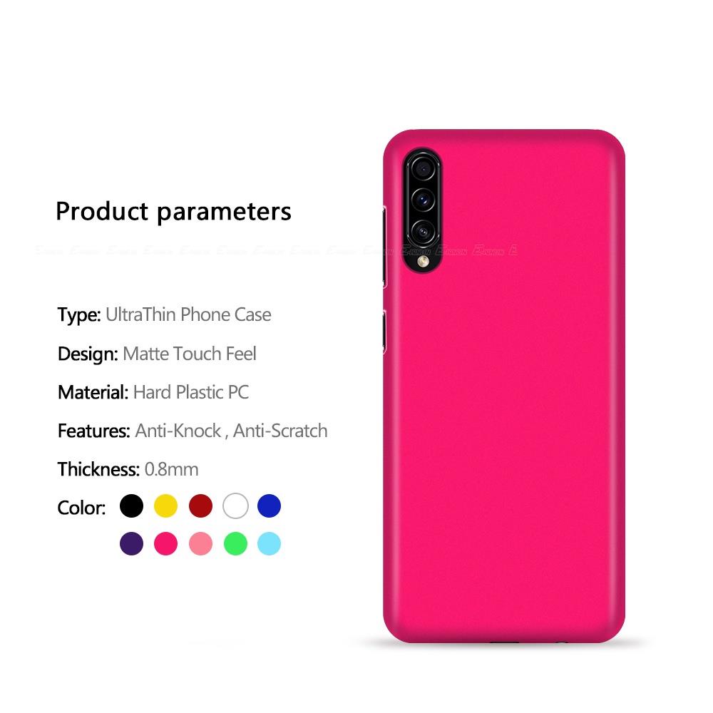 Ốp Điện Thoại PC Cứng Mặt Nhám Cho Samsung Galaxy A10 A20 A20e A30 A40 A50 A60 A70 A80 A90 5G