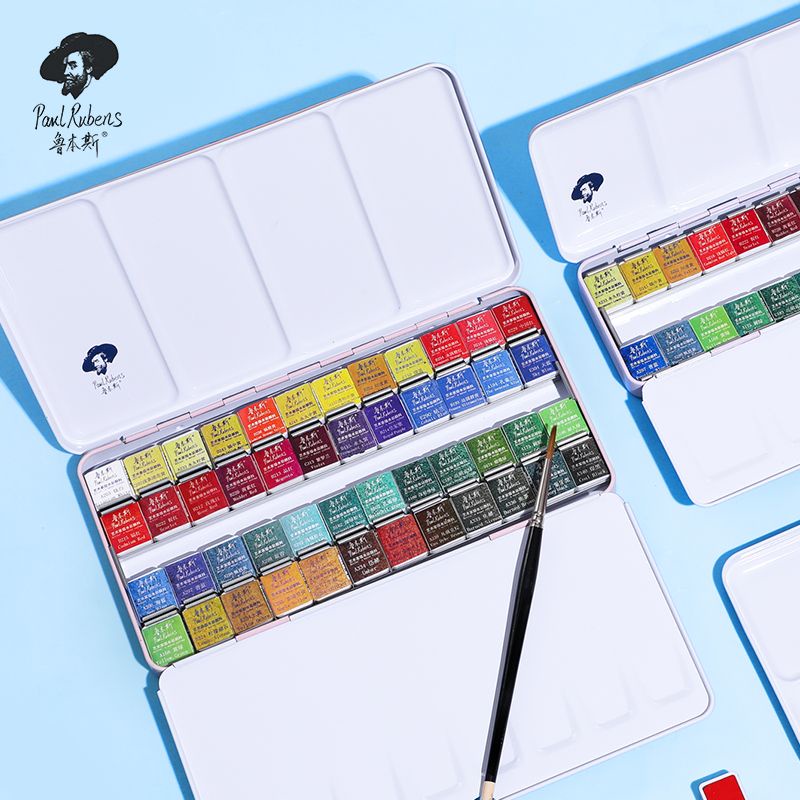 |ORDER| HỘP THIẾC MÀU NƯỚC PAUL RUBENS CƠ BẢN 12 / 24 / 48 MÀU