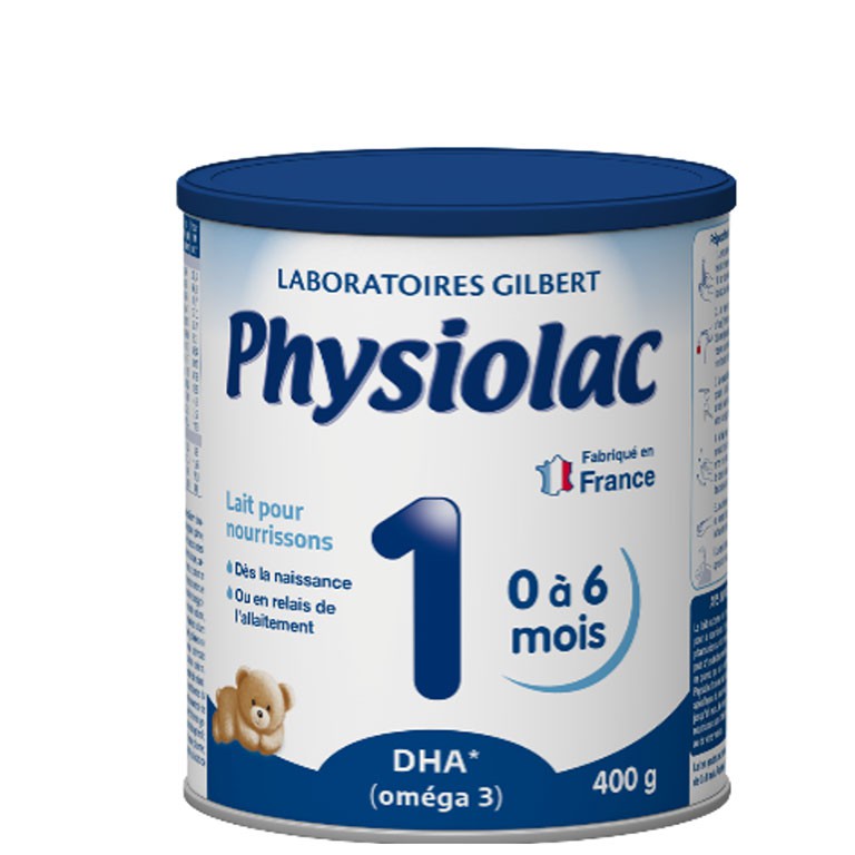 Sữa Physiolac số 1 400g nhập khẩu của Pháp