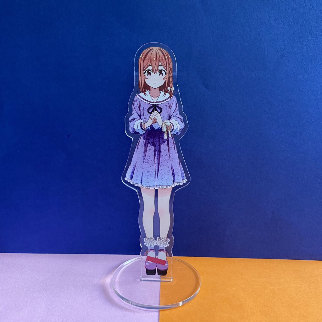 Mô hình nhân vật mica standee Kanojo Okarishimasu DỊCH VỤ THUÊ BẠN GÁI ver đứng in hình anime chibi trang trí trưng bày