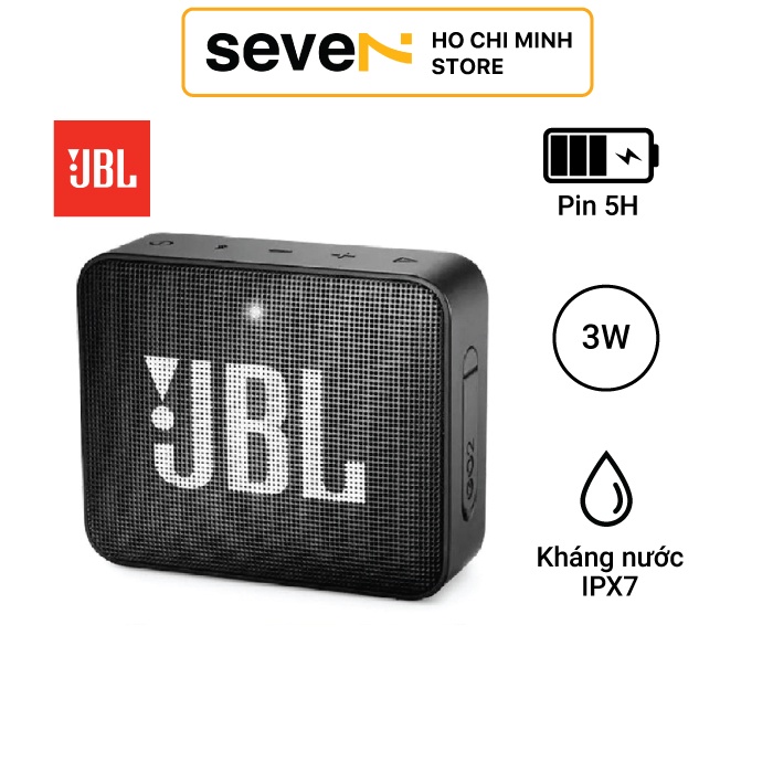 Loa Bluetooth JBL Go 2 Full Box - Chống Nước IPX7, Công suất 3W