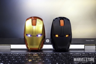 Chuột máy tính ironman Marvel sáng đèn