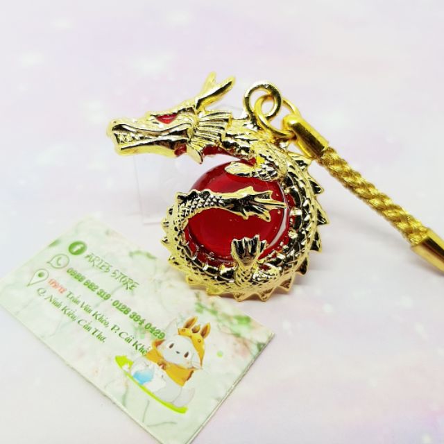 Omamori rồng vàng ôm châu - Hộ Thể , hàng Thật của Nhật