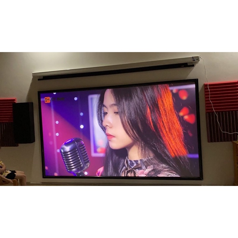 100" - Màn chiếu tương phản cao V6+ khung viền 5cm