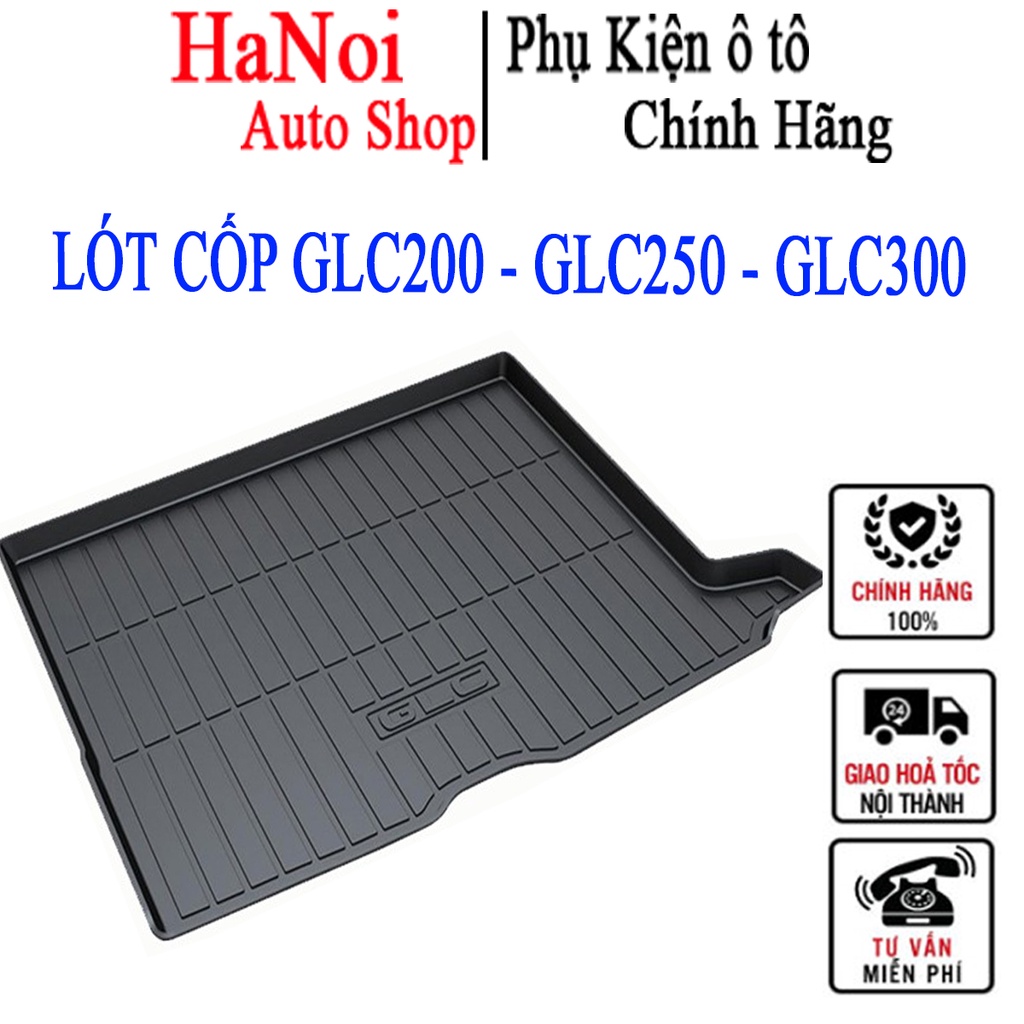 HÀNG CAO CẤP| Lót cốp Mercedes GLC 200, GLC250, GLC300 chất liệu TPO cao cấp chống nước, bụi bẩn, dễ dàng dọn rửa