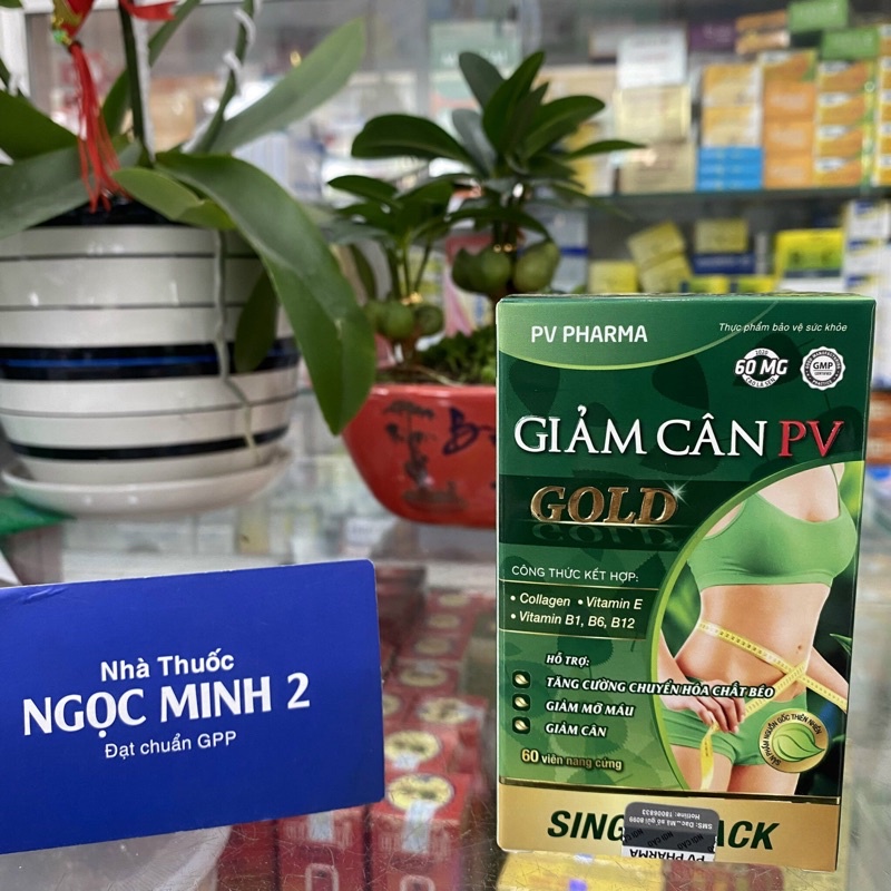 ✅ [Chính Hãng] Giảm cân PV Gold hỗ trợ tăng cường chuyển hoá chất béo giảm mỡ máu giảm cân