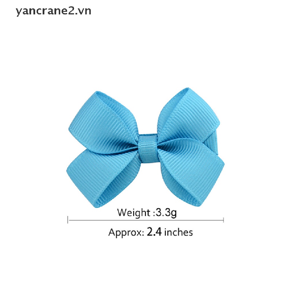 Set 20 Kẹp Tóc Nơ Lớn Dễ Thương Cho Bé Gái