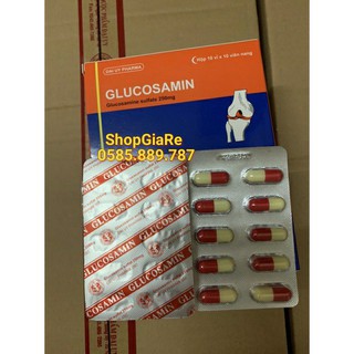 Glucosamin 250mg Giúp xương chắc khớp khỏe, ngăn ngừa thoái hóa khớp, tái tạo mô sụn