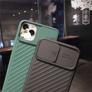 Ốp lưng iPhone, có nắp trượt bảo vệ camera cho IP 6 7 8 Plus X XS MAX XR 11, 11pro, 11promax