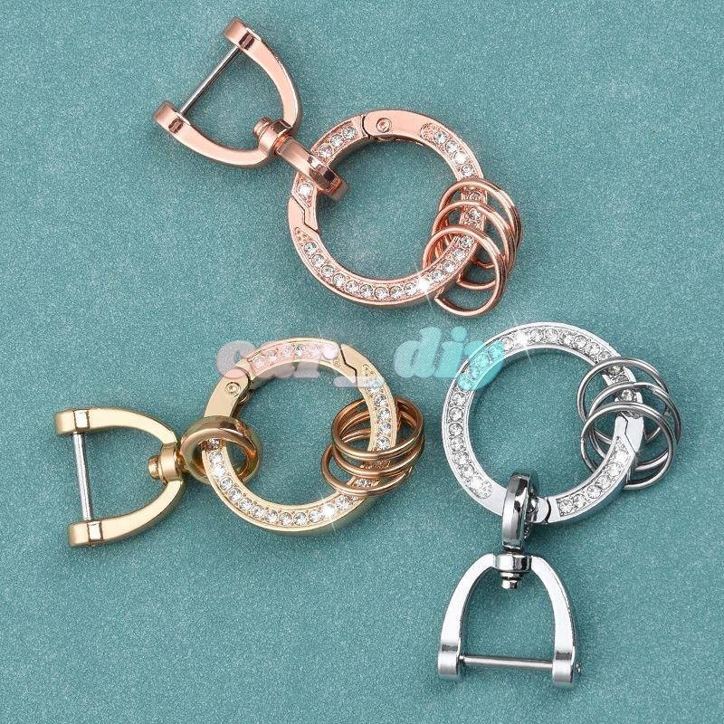 Móc Chìa Khóa Xe Hơi Đính Kim Cương Đơn Giản Sáng Tạo