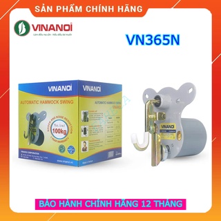 Máy đưa võng VINANOI VN365N có lò xo chống sốc dùng cho người lớn và trẻ em - Sức đưa 100kg - Bảo hành 12 tháng