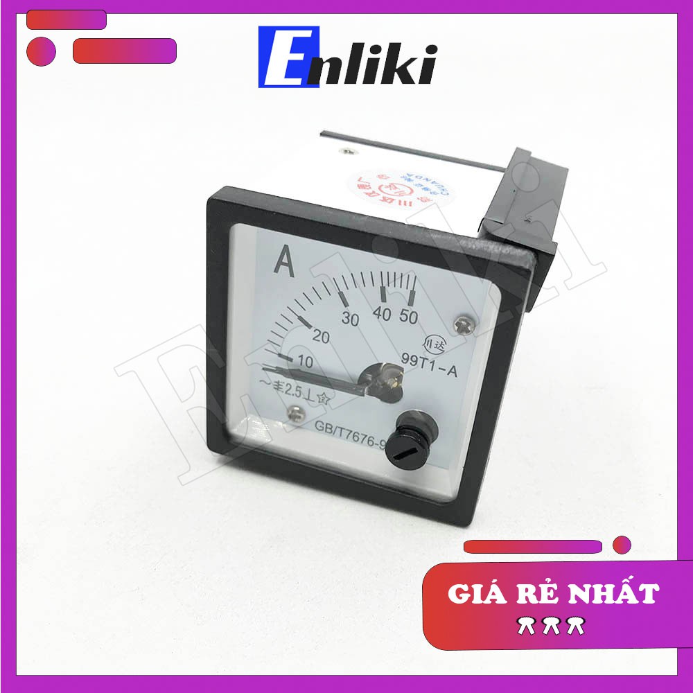 Ampe Kế 50A Sử Dụng Kim Xoay Chiều AC 99T1 50A