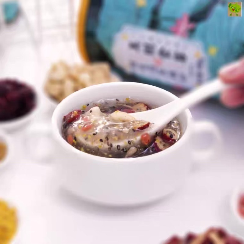 Bột củ sen dưỡng nhan mix hạt dinh dưỡng MEIZHOUSHIKE lon 500g