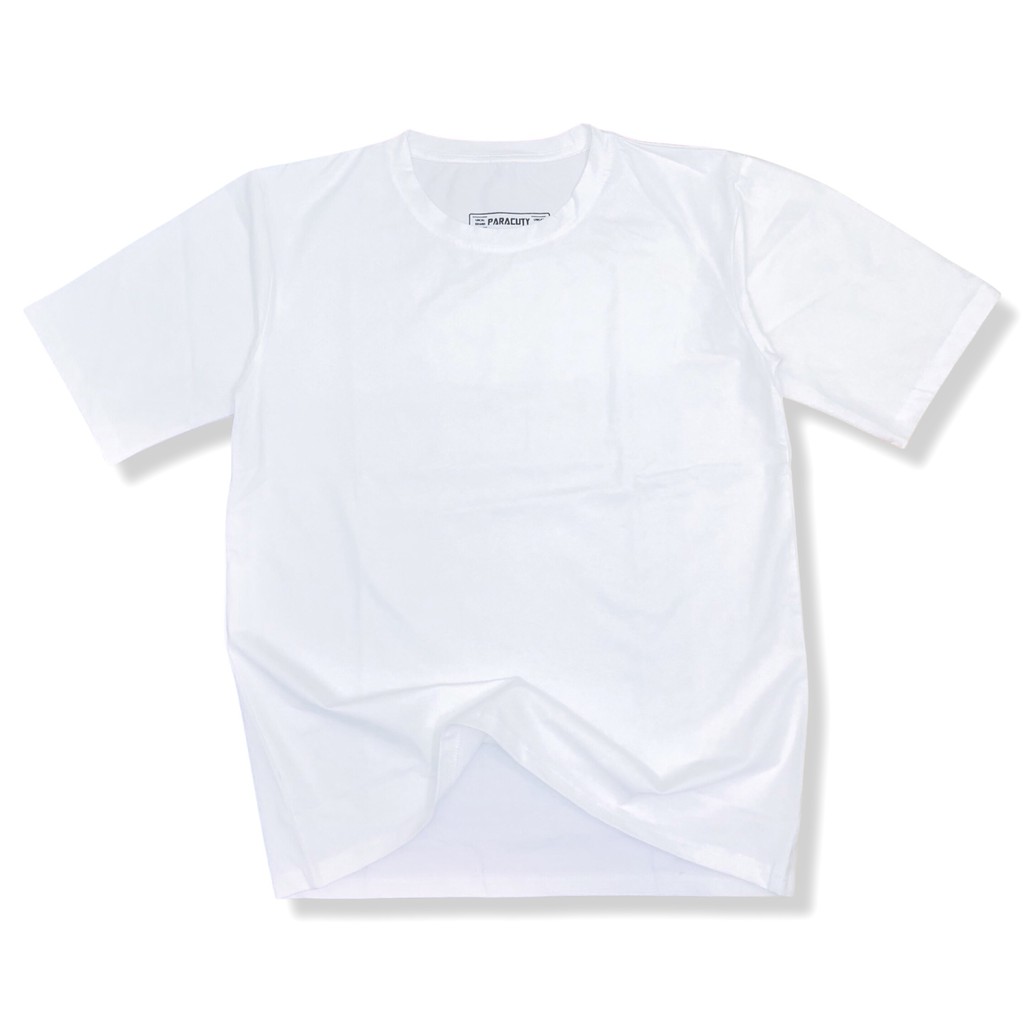 Áo thun trơn nam nữ Unisex PARACUTY chất liệu cotton 100%, co giãn 4 chiều, dày dặn, form rộng tay lỡ | BigBuy360 - bigbuy360.vn