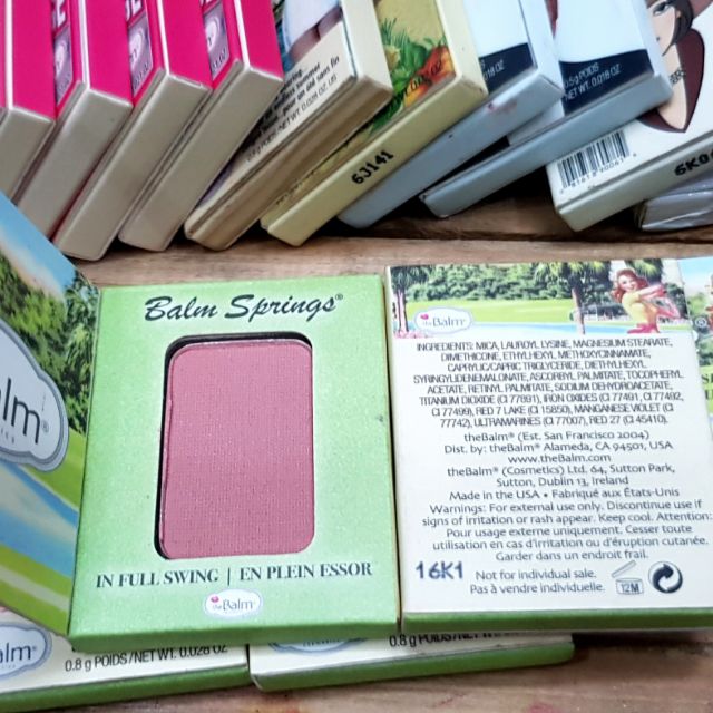 Tách lẻ 16 Má hồng màu mắt the Balm minisize