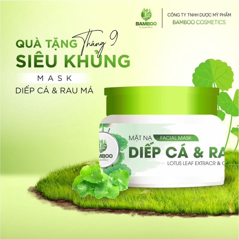 MẶT NẠ Ủ DA DƯỢC PHẨM BAMBOO
