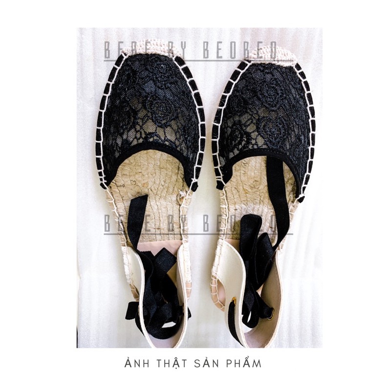 Giày cói buộc dây