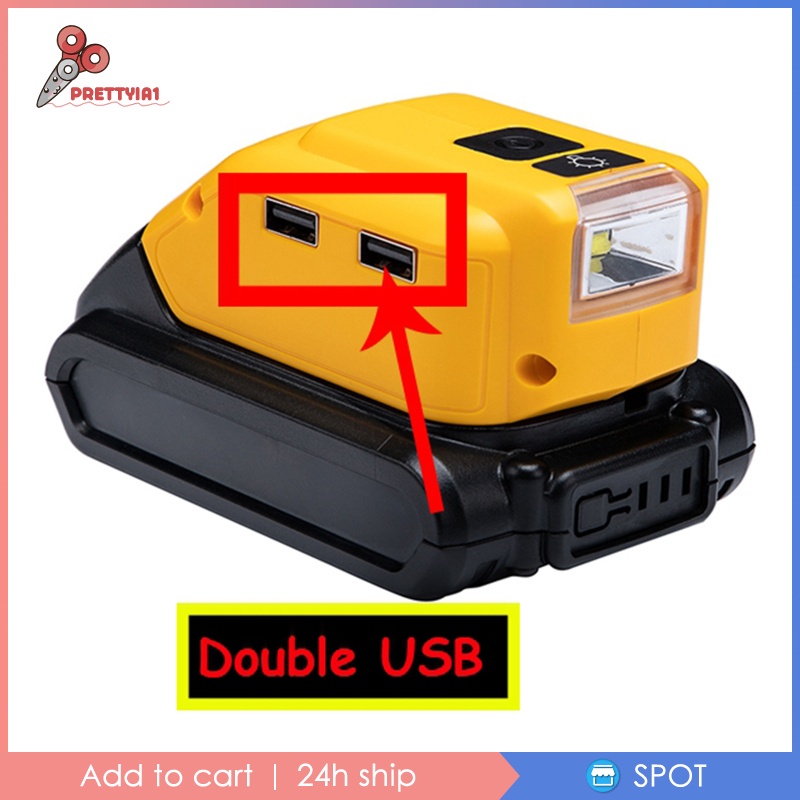 Nguồn Cấp Điện USB Prettyia1 DCB090 20V 12V Cho Điện Thoại Di Động