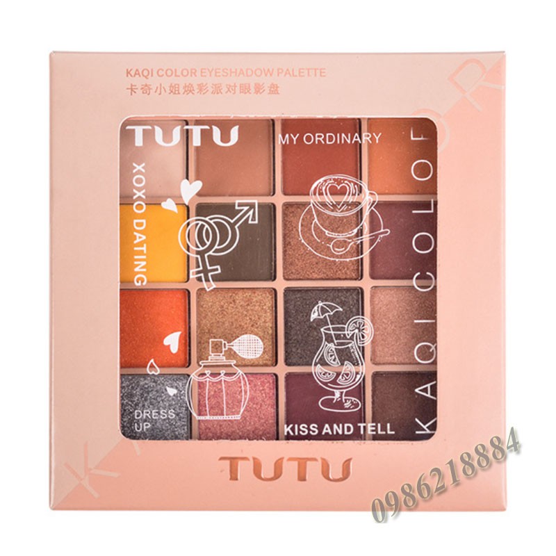 Bảng mắt 16 màu TUTU KAQI COLOR TKC51 | WebRaoVat - webraovat.net.vn